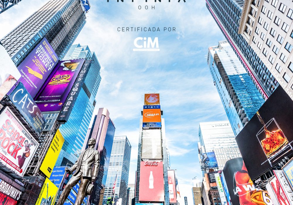 Infinia OOH certificada por el CIM como medidor de audiencias OOH