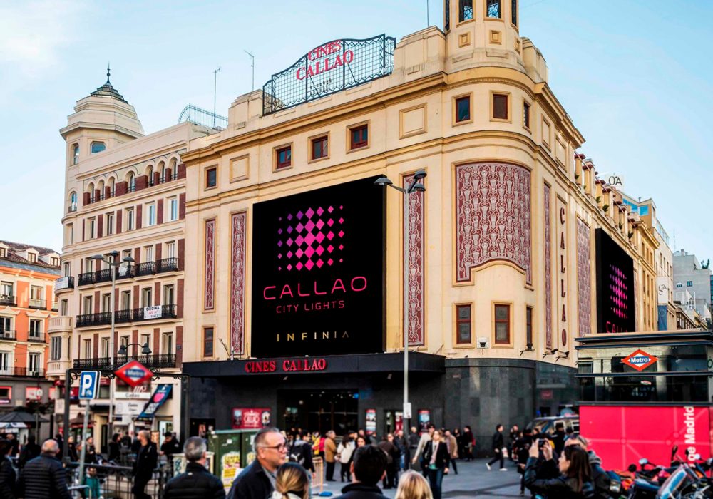 Infinia Mobile mide la cifra récord en la historia de Callao City Lights: más de 5 millones de impactos