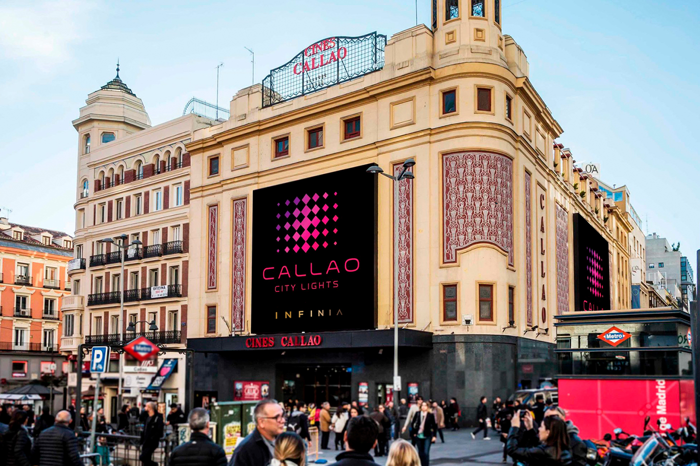 Infinia Mobile mide la cifra récord en la historia de Callao City Lights: más de 5 millones de impactos